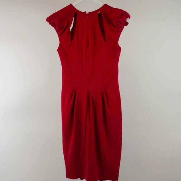 Greta Constantine Zhazha Red Cutout Dress - Picture 4 of 7